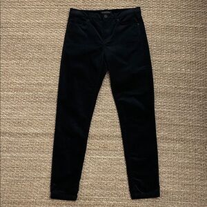 Banana Republic women’s black velvet pants.